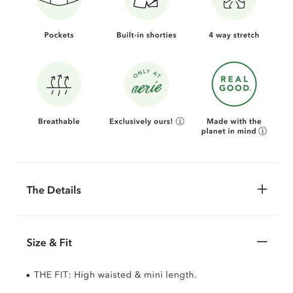 Aerie Crisp White Pleated Skort - Picture 11 of 12